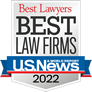 Best Law Firm badge from U.S. News & World Report in 2022 for Alden Law Group.