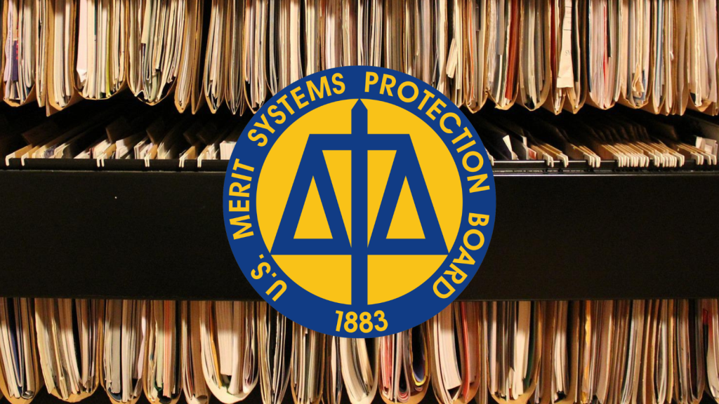 Logo for U.S. Merit Systems Protection Board